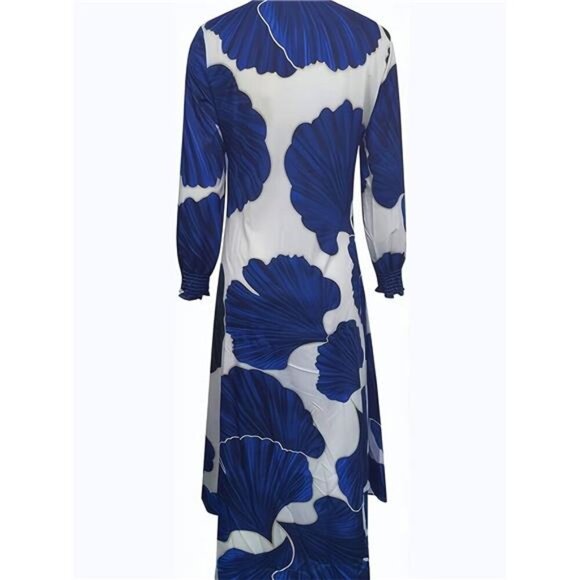 Printed Button Up Maxi Shirt Dress - Picture 2 of 5